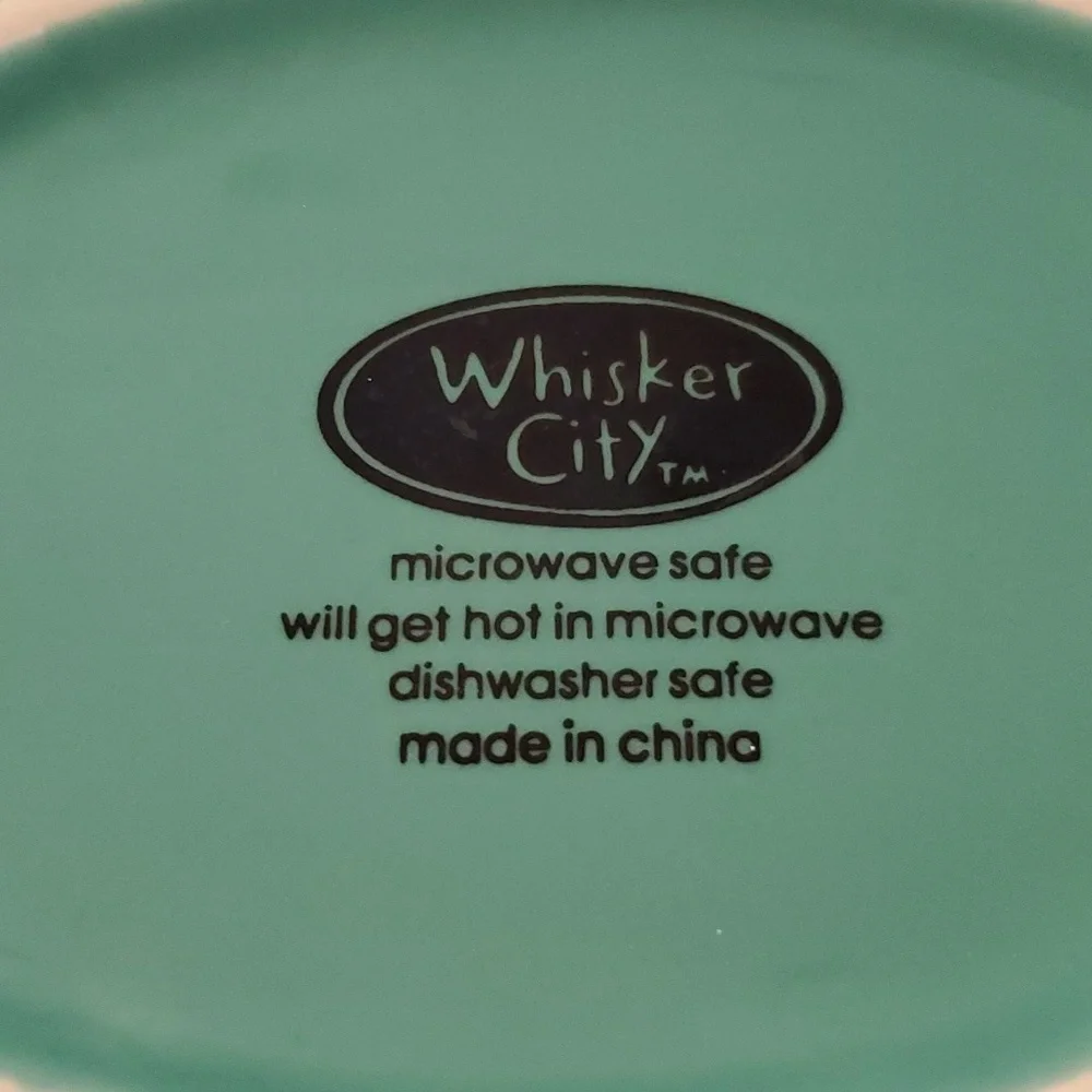 Ceramic Cat Bowl Whisker City - Picture 4 of 6